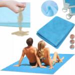 Pronett Piknik strandszőnyeg alátét 200 x 200 cm XXL nagy Sand Free vízálló (XJ3548)