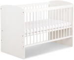 Klupś Meble Dziecięce Fából készült kiságy Klupś Meble Dziecięce Karolina II 60 x 120 cm fehér (5901912240520)