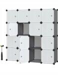 SONGMICS Cipősszekrény Songmics 123 x 123 x 31 cm szürke árnyalatok (LPC443G01)