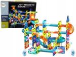LEAN Toys Mágneses építőkockák szentelt golyópálya 110 db-os golyóstoll Led szett (6096233298233)