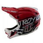 Troy Lee Designs D4 Composite FIFTY-50 fehér-piros Mips L Dh Fr Bmx sisak (S174356014)