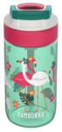 KAMBUKKA Reusable Sticla apa Kambukka Lagoon 400ml, Roz Flamingo, Plastic (11-04038)