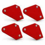 KRAFTNER Set x4 mini suport magnetic pentru sudura, capacitate 5KG, 45°, 90° si 135° grade, magnet KRAFTNER KF-1408 (X4-KF-1408)