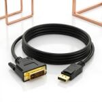 Prestige Charge Cablu DisplayPort la DVI-D, PRESTIGE CHARGE, Full HD 1920x1080 60Hz, conectori auriti, zăvor de siguranță, compatibil PC, Laptop, Monitor, TV, plug and play, Negru