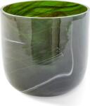 Polspotten Vază de sticlă Marbled 15, 5 cm verde (140-205-489)