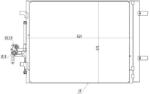 MTR Condensator, climatizare MTR 13054544 (13054544) - fixbox