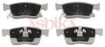 ASHIKA Set placute frana ASHIKA 50-00-0416 (50-00-0416)
