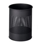 DURABLE Fém szemetes, 15 literes, perforációval, antracit
