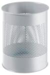 DURABLE Fém szemetes, 15 literes, perforációval, szürke