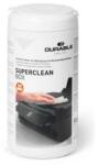 DURABLE SUPERCLEAN tisztítókendők műanyag felületekre, 100 darabos kiszerelés