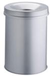 DURABLE SAFE oltófedeles szemétgyűjtő edény, ovális, 30 l, szürke