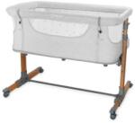 MoMi Pătuț pentru bebeluși 4 în 1 MoMi - Smart Bed, gri deschis (LOZE00028)