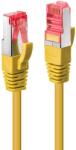 Lindy Пач кабел LINDY 47760, S/FTP, Cat. 6, 0.3m, жълт (47760)