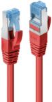 Lindy Пач кабел LINDY 47166, S/FTP, Cat. 6A, 5m, червен (47166)