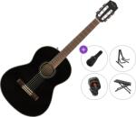 Fender CN-60S Nylon WN Premium SET 4/4 Black Klasszikus gitár