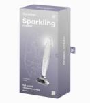 Satisfyer Plug anal din sticlă borosilicată Satisfyer Sparkling Crystal, texturat, unisex, 21 cm (73-4045672)