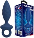 Mr. Play Plug anal cu inel de extragere MR. Play, silicon, impermeabil, mărimea L (BI-040214-MR)