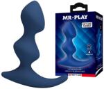 Mr. Play Stimulator pentru prostată MR. Play David, silicon, design ergonomic, albastru (BI-040241-MR)