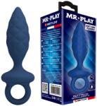Mr. Play Plug anal cu inel de extragere MR. Play, silicon, impermeabil, mărimea M (BI-040215-MR)