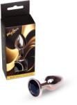 MyLove Plug anal MyLove Toys Jewellery Red Gold, oțel inoxidabil, bază cu diamant decorativ, culoarea Negru (64-00111ML)
