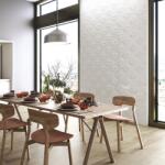 Fanal Faianta Fanal Montblanc Flor White 31, 6x90 cm Lucioasa
