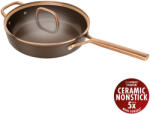 ZWILLING MILANO alumínium serpenyő, üvegfedéllel, 28 cm barna (1035083)