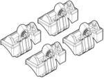 Nordrive Kit montaj bare plafon Nordrive C010 pentru Audi A3 2003-2012 (N21010)