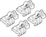 Nordrive Kit montaj bare plafon Nordrive C062 pentru Fiat Bravo 2007-2015 (N21062)