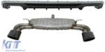 KITT Professional Exhaust Systems Komplett kipufogórendszer Audi A3 8V Hatchback Sportback Coupe (2012-2019) RS3 Design Piano Black végekkel (ESAUA38VSHB)