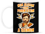 printfashion Nem alszok csak pihentetem a szemem - Bögre - Fekete (18183751)