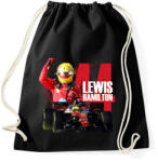 printfashion lewis hamilton 2026 - Sportzsák, Tornazsák - Fekete (18231798)