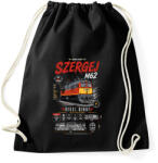 printfashion M62 Szergej - Sportzsák, Tornazsák - Fekete (18489705)