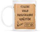 printfashion Cigire vagy buszjegyre - Bögre - Fehér (18463891)