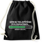 printfashion izmok telepítése folyamatban - Sportzsák, Tornazsák - Fekete (18122902)