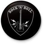 printfashion Gitár - Kitűző, hűtőmágnes - Fekete (18224308)