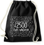 printfashion 50 éves matematikus - Sportzsák, Tornazsák - Fekete (18207858)