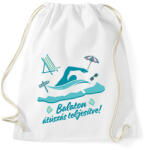 printfashion Balaton átúszva (1) - Sportzsák, Tornazsák - Fehér (18504834)