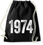 printfashion 1974 - Sportzsák, Tornazsák - Fekete (18245996)