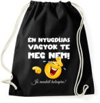 printfashion Én nyugdíjas vagyok te meg nem - fehér - Sportzsák, Tornazsák - Fekete (18270726)