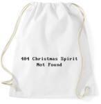 printfashion 404 Christmas Spirit Not Found - Sportzsák, Tornazsák - Fehér (18054476)