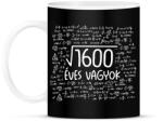printfashion 40 éves matematikus - Bögre - Fekete (18207693)