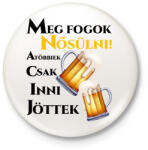 printfashion Legénybúcsú - Kitűző, hűtőmágnes - Fehér (18225699)
