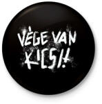 printfashion Vége van kicsi - Kitűző, hűtőmágnes - Fekete (18328337)