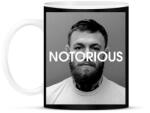printfashion Conor McGregor NOTORIOUS - Bögre - Fekete (18172187)