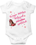 printfashion Szülinap tűsarkú pink - Baba Body - Fehér (18477648)