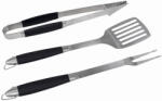MESTERINO Set ustensile pentru gratar 3 piese KLUGMEISTER KYBBQ03N, spatula + cleste + furculita (mst-KYBBQ03N)