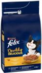 FELIX Doubly Delicious szárazeledel macskáknak csirke, pulyka 1, 4 kg