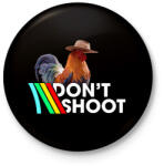 printfashion arc raiders dont shoot - Kitűző, hűtőmágnes - Fekete (18103858)