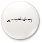 printfashion BMW Z4 M Fekete - Kitűző, hűtőmágnes - Fehér (18301416)