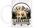 printfashion Labrador - Hűség. Szeretet. Életre szóló barátság. ❤️ - Bögre - Fehér (18516119)